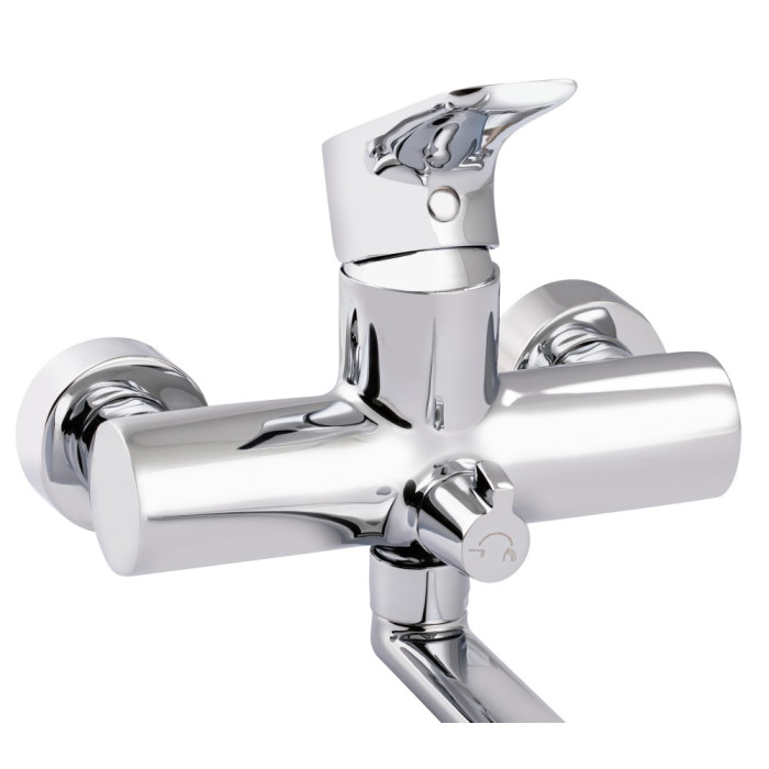 Смеситель для ванны Qtap Flaja 3210102GC Смеситель для ванны Qtap Flaja 3210102GC