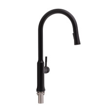 Смеситель для кухни Qtap Baruska 9137103UB  с выдвижным изливом 