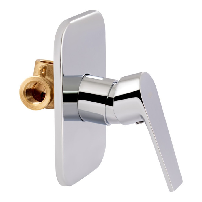 Смеситель для душа Qtap Stenava 6045102C скрытого монтажа
