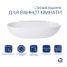 Комплект Qtap Cardinal: Раковина подвесная / накладная овальная 565х400х130 мм White + Донный клапан PU02