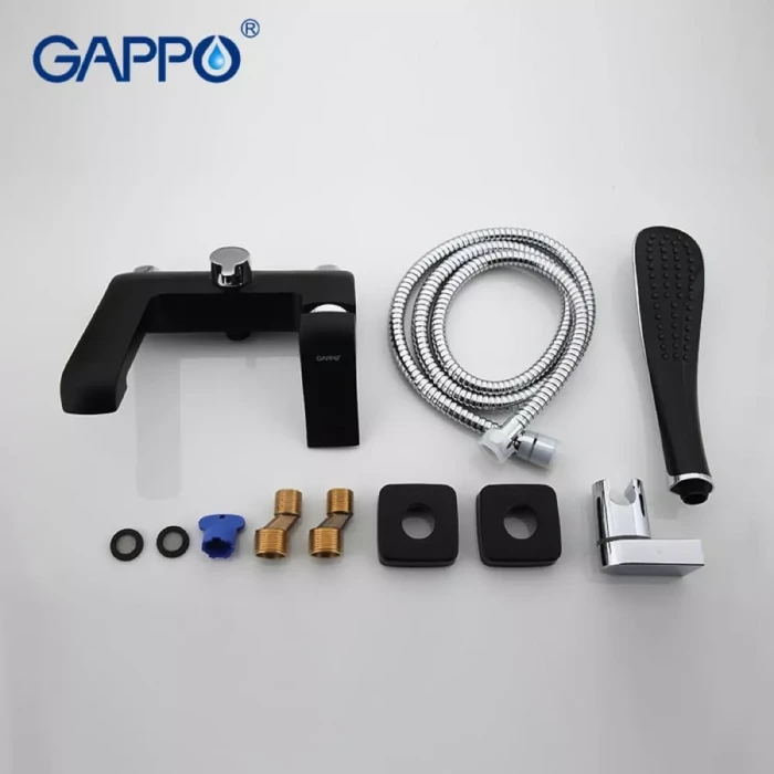 Змішувач для ванни GAPPO G3250, чорний