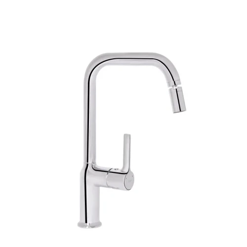 Смеситель для кухни Q-TAP Cardinal d-35, Г-образный, хром