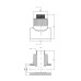 Тройник из полипропилена Thermo Alliance 20х1/2"х20 НР