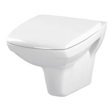 Сидіння для унітазу Cersanit CARINA K98-0192 антибактеріальне  дюропластове soft-close