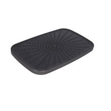 Потолочная лейка Qtap (34x190x290) для душевых систем Gemini Gunmetal Black PVD QTGEM34190290GMB50069
