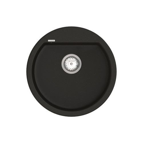 Мойка Vankor Tera  500х500х180 круг. Black + сифон