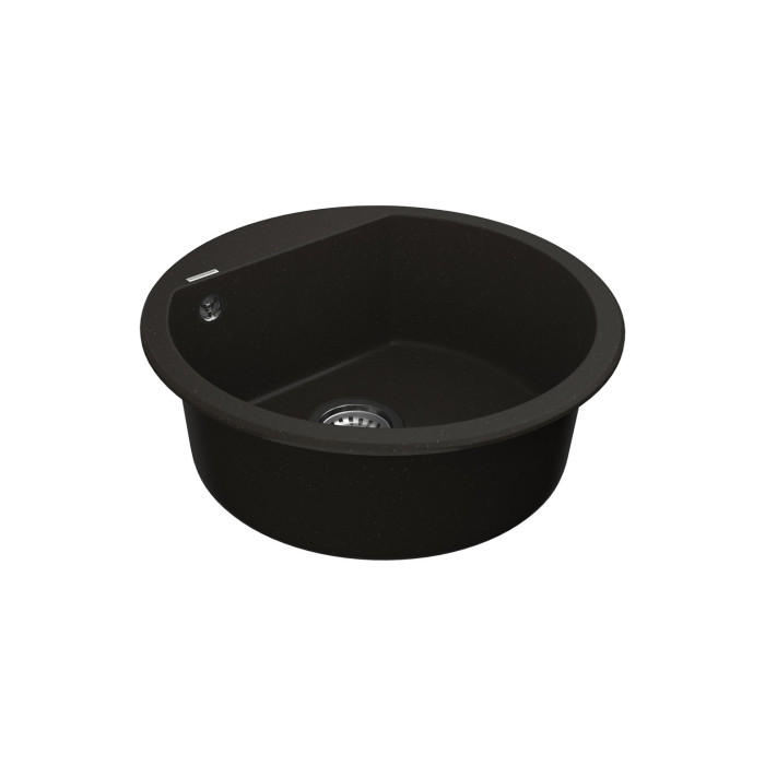 Мойка Vankor Tera  500х500х180 круг. Black + сифон