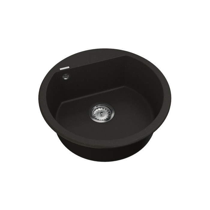 Мойка Vankor Tera  500х500х180 круг. Black + сифон