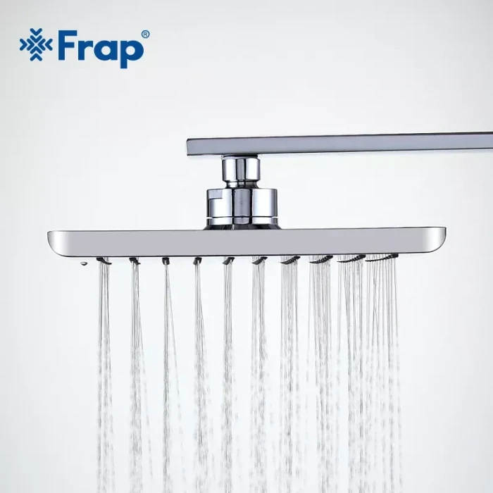 Тропічний душ Frap F001-20, хром, 200х200 мм