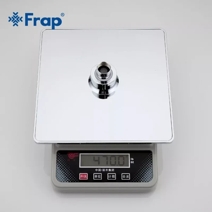 Тропічний душ Frap F001-20, хром, 200х200 мм