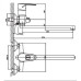 Смеситель для ванны HAIBA XIDE chr-006 euro (HB0401)