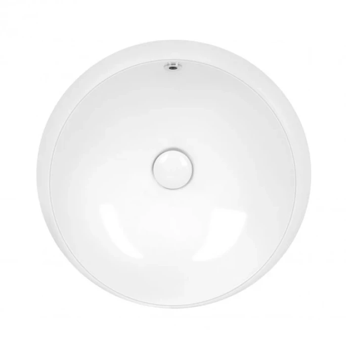 Умывальник врезной круглый 475х475х200 Q-TAP Jay с донным клапаном