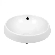 Умывальник врезной круглый 475х475х200 Q-TAP Jay  с донным клапаном
