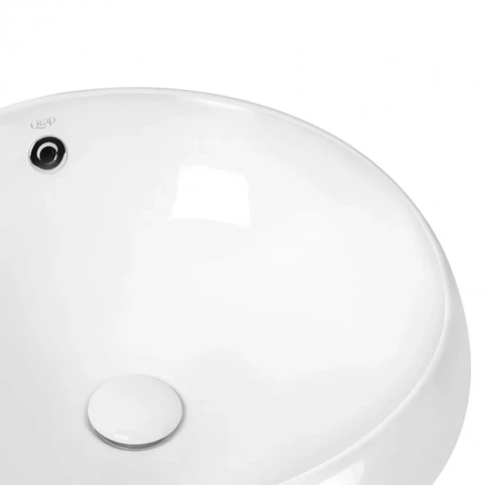 Умывальник врезной круглый 475х475х200 Q-TAP Jay с донным клапаном