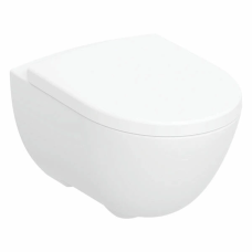 Унитаз подвесной Geberit MODO Rimfree овальний+сиденье MODO дюропластиковое медленого падения