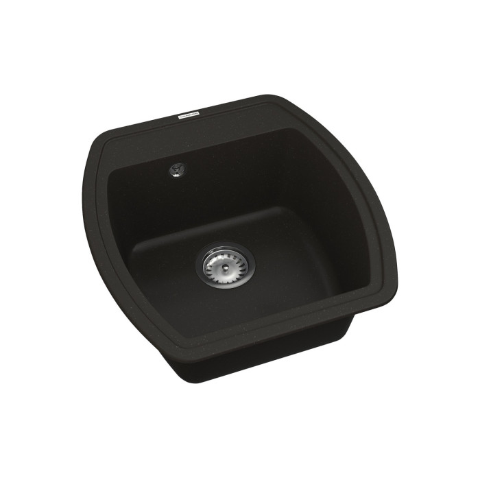 Мийка для кухні Vankor Norton NMP 01.48 Black квадратна з сифоном