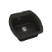 Мийка для кухні Vankor Norton NMP 01.48 Black квадратна з сифоном