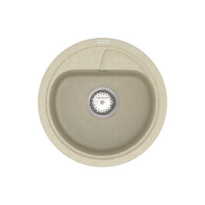 Мойка Vankor Polo 450х450х200 круг. Beige + сифон