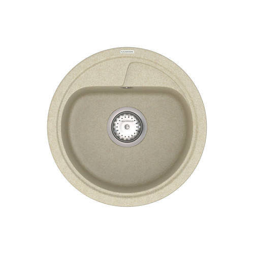 Мойка Vankor Polo 450х450х200 круг. Beige + сифон