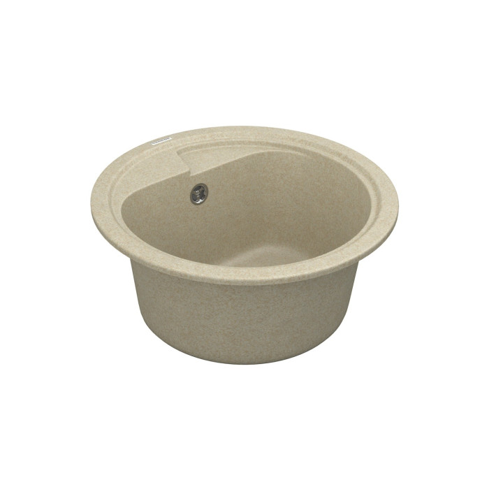 Мойка Vankor Polo 450х450х200 круг. Beige + сифон