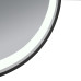 Зеркало Qtap Gemini 800х700 с LED-подсветкой Touch, с антизапотеванием, с диммером, регулятор температуры  цвета (3000-6500K) Reverse QT2578R8072B