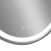 Зеркало Qtap Gemini 800х700 с LED-подсветкой Touch, с антизапотеванием, с диммером, регулятор температуры  цвета (3000-6500K) Reverse QT2578R8072B