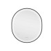Зеркало Qtap Gemini 800х700 с LED-подсветкой Touch, с антизапотеванием, с диммером, регулятор температуры  цвета (3000-6500K) Reverse QT2578R8072B