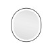 Зеркало Qtap Gemini 800х700 с LED-подсветкой Touch, с антизапотеванием, с диммером, регулятор температуры  цвета (3000-6500K) Reverse QT2578R8072B
