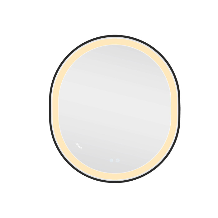 Дзеркало Qtap Gemini 800х700 з LED-підсвічуванням Touch, з антизапітнінням, з диммером,з регулюванням температури коліру (3000-6500K) Reverse QT2578R8072B