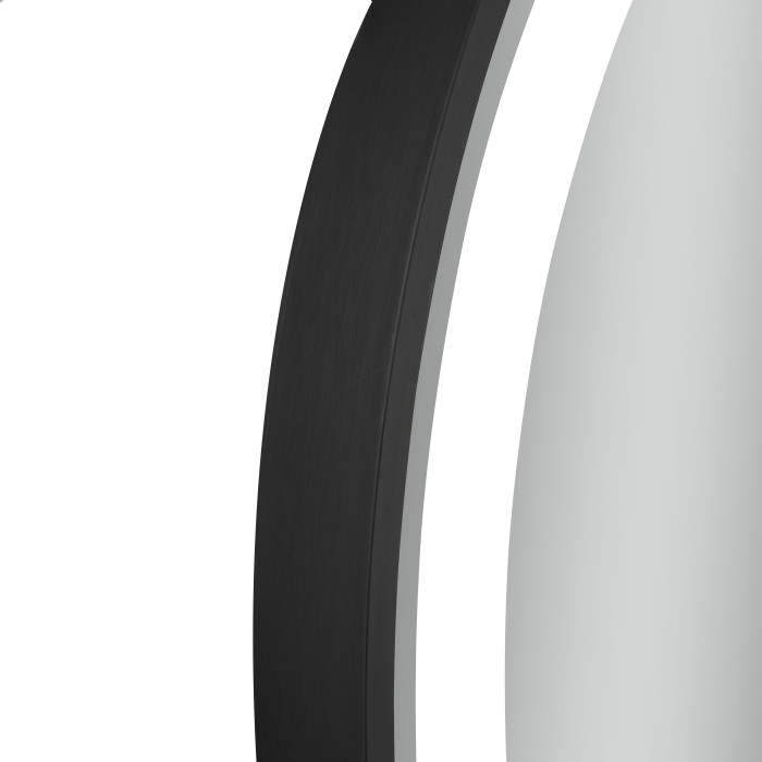 Зеркало Qtap Gemini 800х700 с LED-подсветкой Touch, с антизапотеванием, с диммером, регулятор температуры  цвета (3000-6500K) Reverse QT2578R8072B