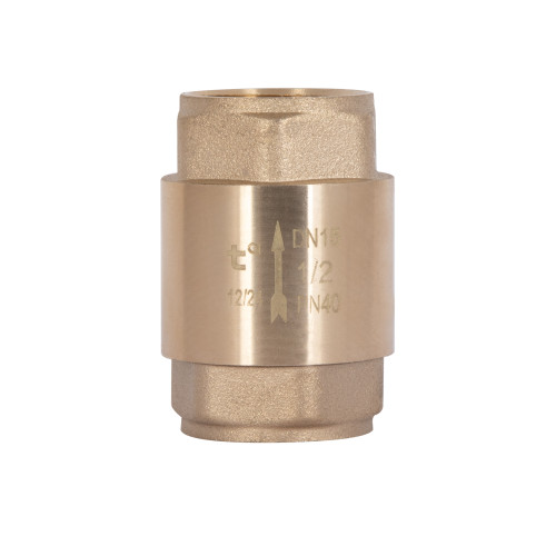 Обратний клапан Thermo Alliance Base 1/2"ВВ Slim с латунным штоком TAB240W15S