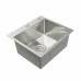Мойка прям. 500х500х220 Germece/Platinum Handmade 3.0/1.5 мм+отв для дозатора+корзина+дозатор