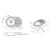 Мойка кепка 770х500х160 микро декор LIDZ