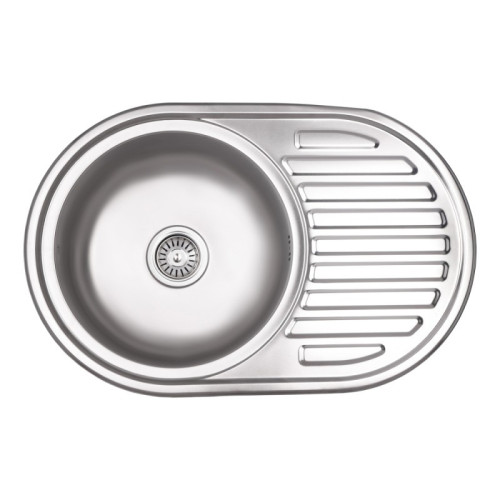 Мойка кепка 770х500х160 микро декор LIDZ