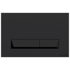 Клавіша змиву IMPRESE PAN Laska i8040B Black Soft Touch пластик, чорний матовий