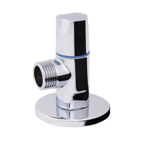 Кран угловой Thermo Alliance Standart (ручка круглая) с керам.буксой 1/2"Н х 1/2"Н SF342W1515