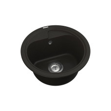 Мойка Vankor Polo 450х450х200 круг. Black + сифон