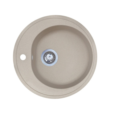 Мойка INSANA LUNA 510х510х180 круг. бежевая