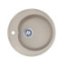 Мойка INSANA LUNA 510х510х180 круг. бежевая