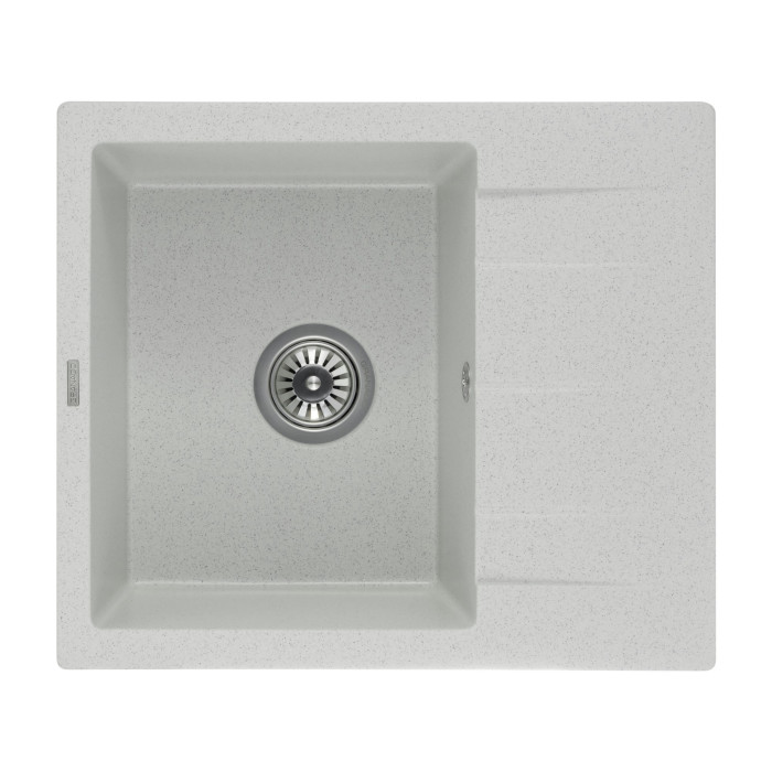 Мойка GRANADO MADRID 580x500x200 прямоугольная gris + сифон