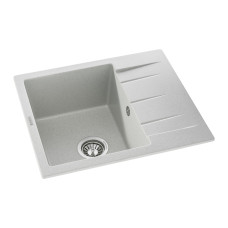Мойка для кухни из искуственого камня Granado MADRID 580x500x200 прямоугольная gris + сифон