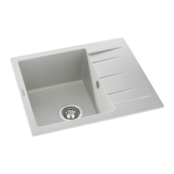 Мойка GRANADO MADRID 580x500x200 прямоугольная gris + сифон