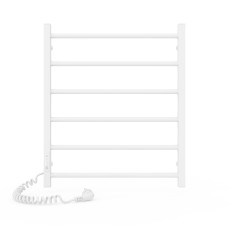 Електрична рушникосушарка Laris Зебра Альфа ЧК6 500 х 600 Э (підключення ліворуч) R3 115вт, білий (77700069)