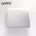 Тропічний душ GAPPO G28, 200x200 мм, нержавіюча сталь, хром