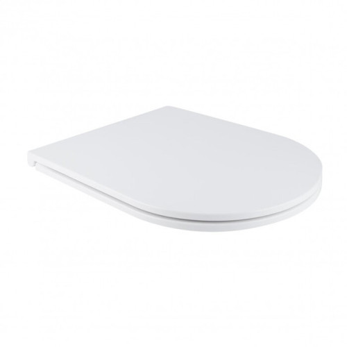 Сидіння для унітазу з мікроліфтом Slim біле Qtap Robin, Scorpio QT99HXU09W