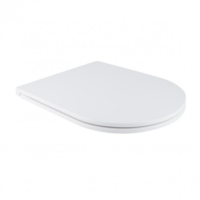 Сидіння для унітазу з мікроліфтом Slim біле Qtap Robin, Scorpio QT99HXU09W