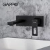 Змішувач для умивальника GAPPO G1017-16, чорний