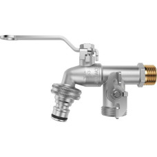 Кран  водоразборный 1/2"х3/4"х3/4 + адаптер, рычаг MIRAYA