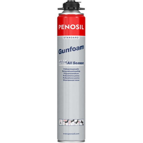 Пена монтажная 830мл PENOSIL Standard Gunfoam All Season(под пистолет)
