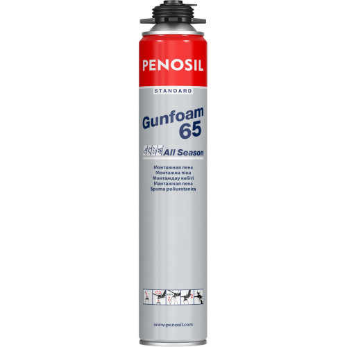 Пена монтажная PRO 805мл PENOSIL O2 65L (под пистолет)